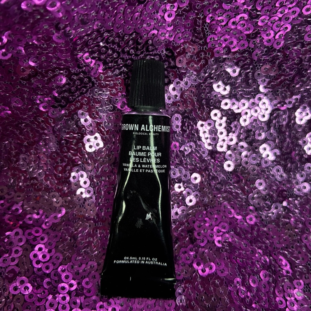 Grown Alchemist Vanilla & Watermelon Lip Balm 0.15 Oz 4.5mL Travel‎ SEALED NIP